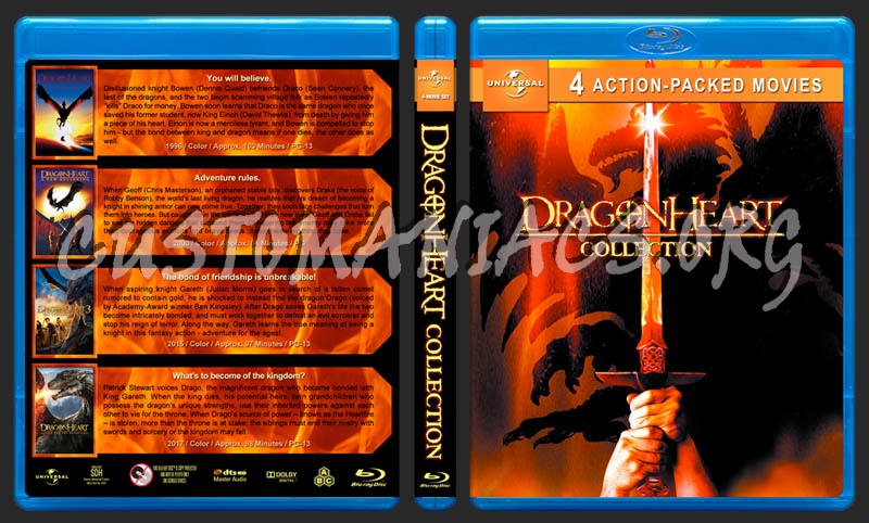 Dragonheart Collection blu-ray cover