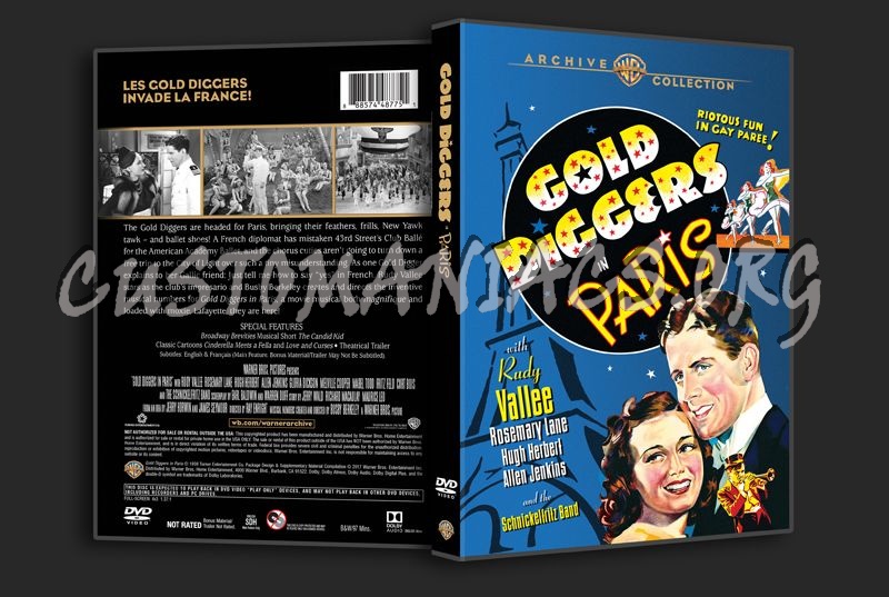 Gold Diggers in Paris dvd cover