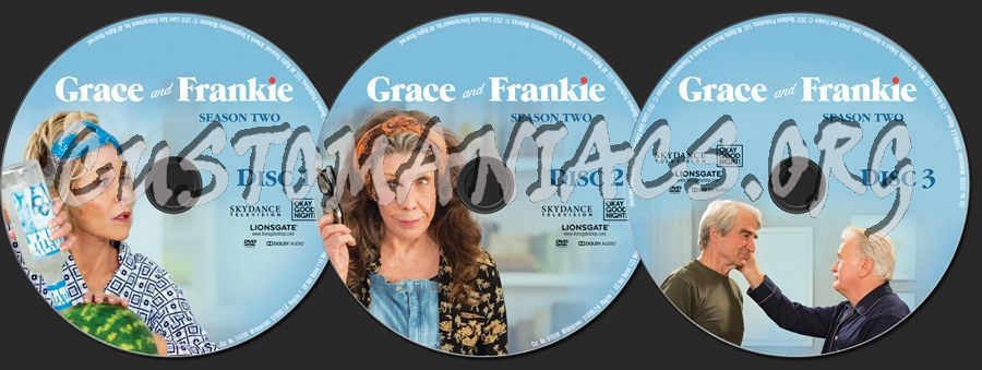 Grace and Frankie Season 2 dvd label