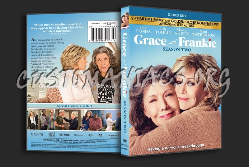 Grace and Frankie Season 2 dvd cover