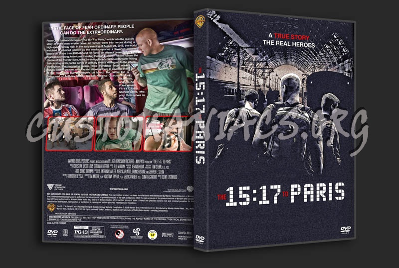 The 15:17 to Paris dvd cover