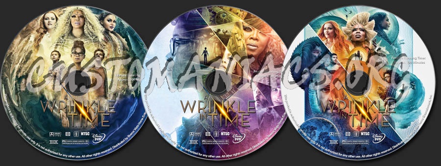 A Wrinkle in Time dvd label