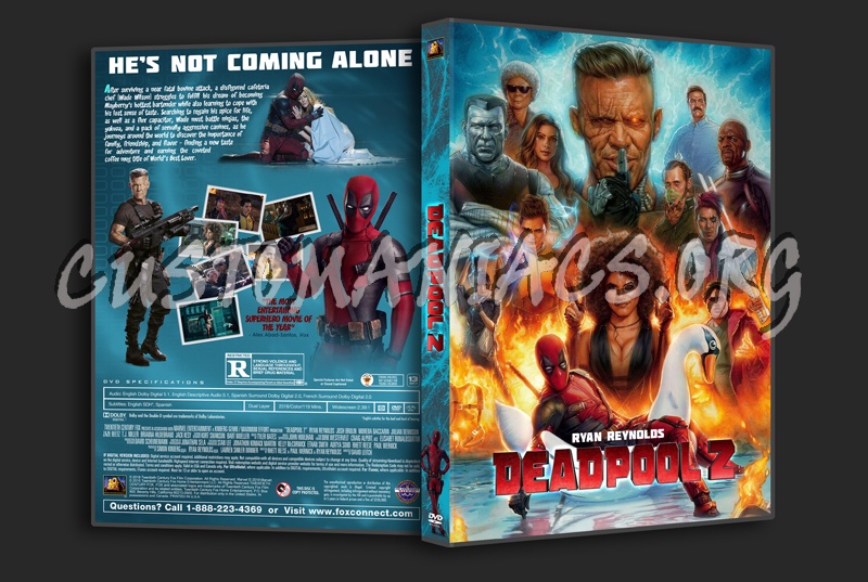 Deadpool 2 dvd cover