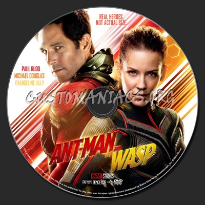 Ant-Man And The Wasp dvd label