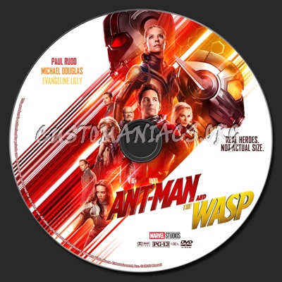 Ant-Man And The Wasp dvd label