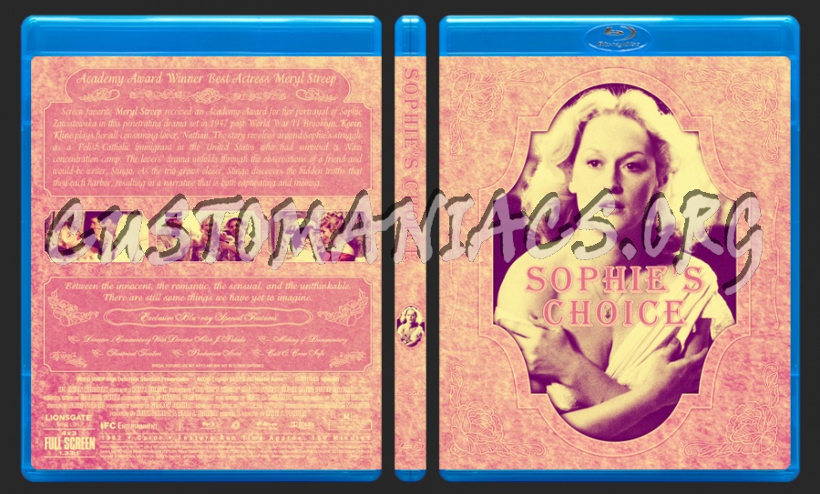 Sophie's Choice blu-ray cover