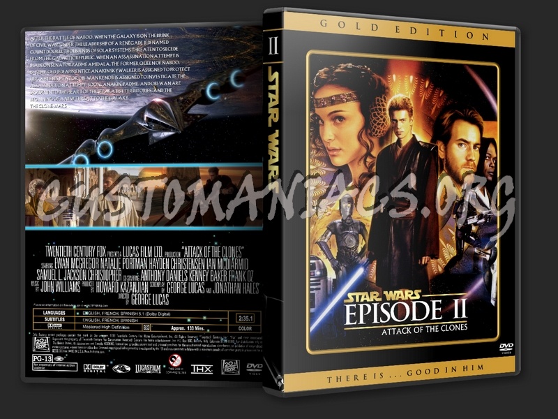 Star Wars Episode II (Attack of the Clones) dvd cover