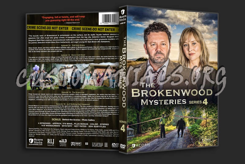 The Brokenwood Mysteries - Series 4 dvd cover