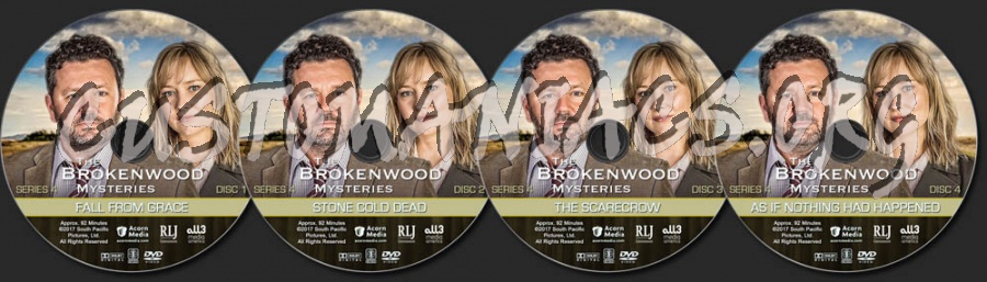 The Brokenwood Mysteries - Series 4 dvd label