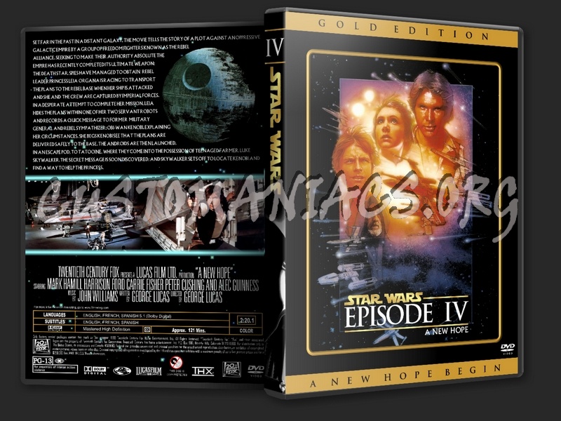 Star Wars Episode IV (A New Hope) dvd cover