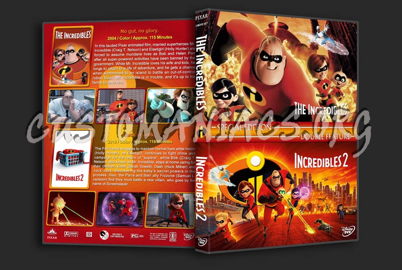 The Incredibles Double Feature dvd cover