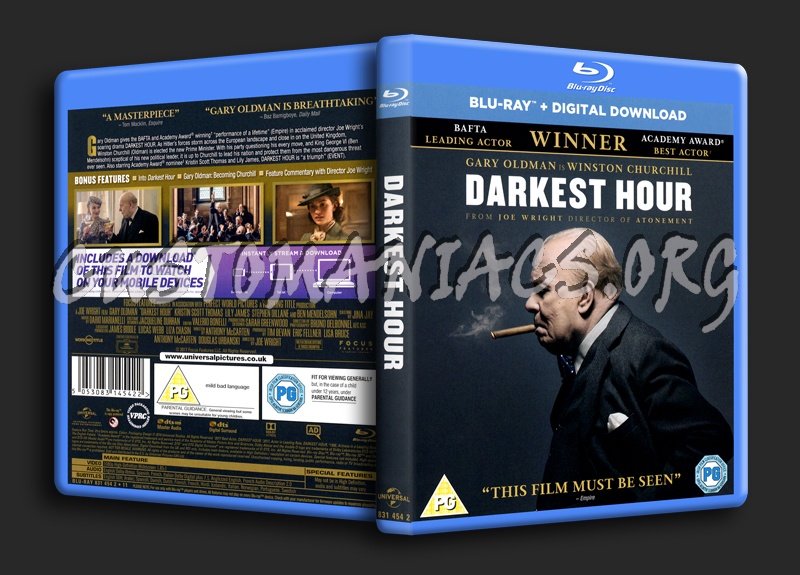 Darkest Hour blu-ray cover