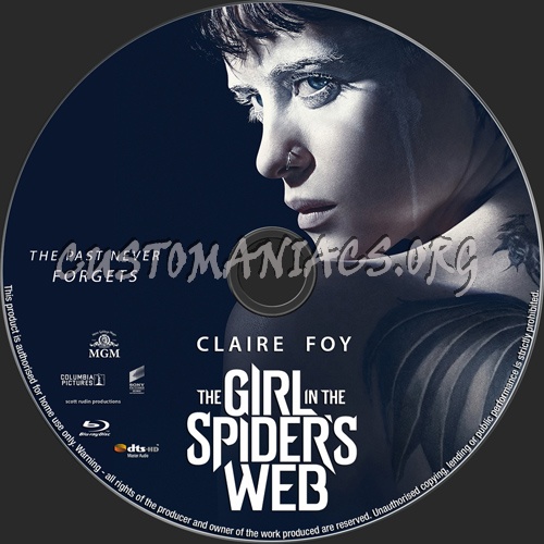 The Girl In The Spider's Web blu-ray label