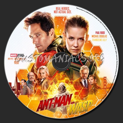 Ant-Man And The Wasp dvd label