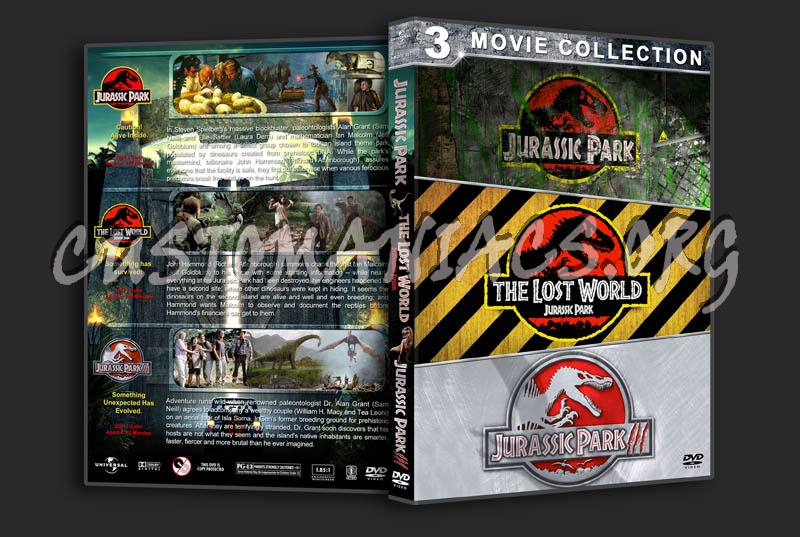 Jurassic Park Triple Feature dvd cover