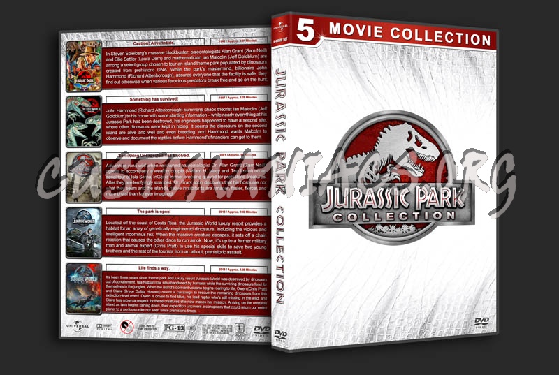 Jurassic Park Collection (5) dvd cover