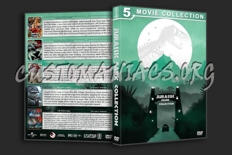 Jurassic Park Collection (5) dvd cover