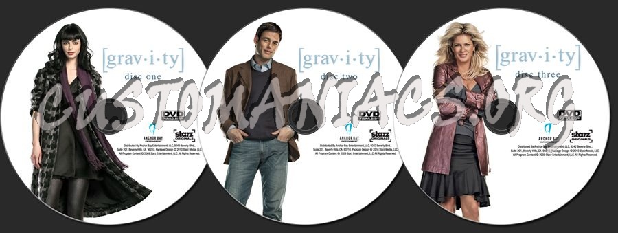 Gravity Season 1 dvd label