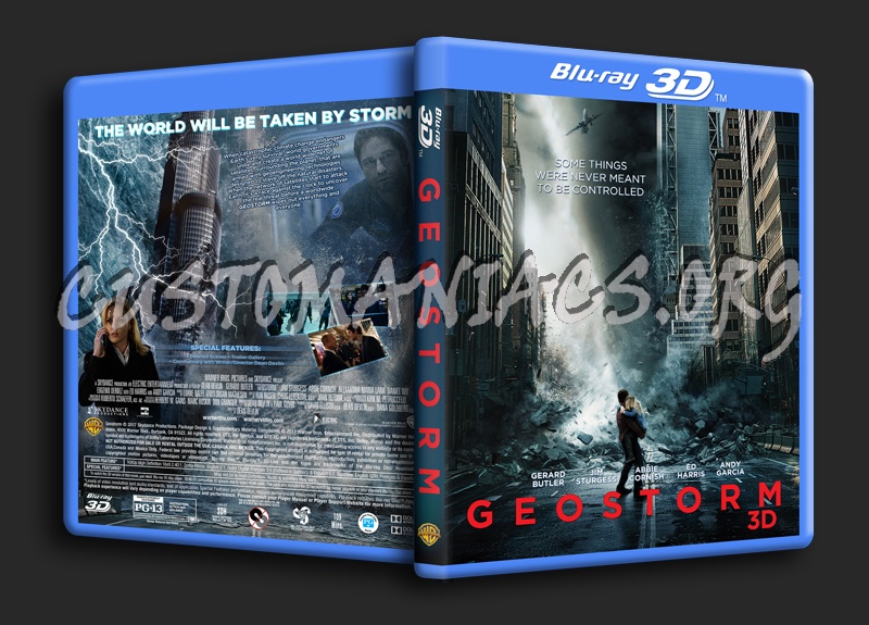 Geostorm 3D dvd cover