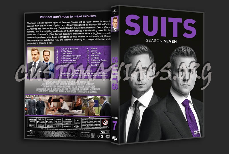 Suits - Season 7 dvd cover