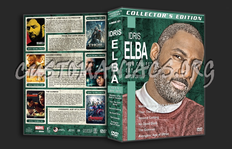 Idris Elba Filmography - Set 5 (2013-2015) dvd cover