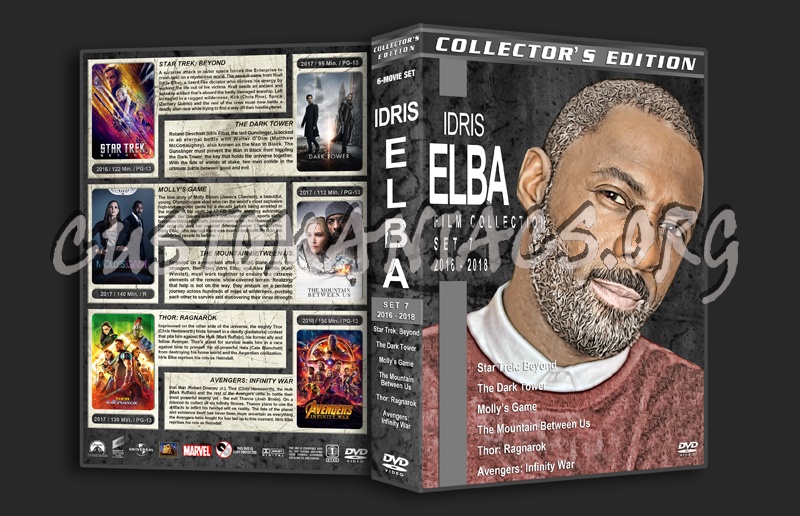 Idris Elba Filmography - Set 7 (2016-2018) dvd cover