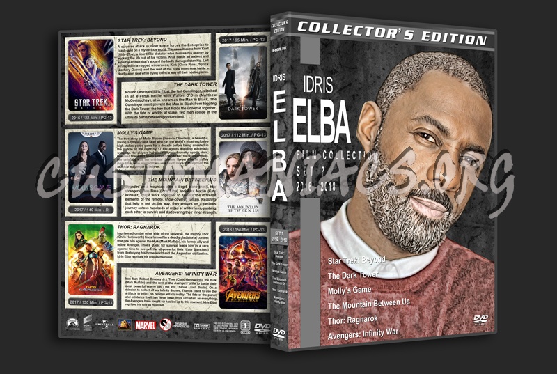 Idris Elba Filmography - Set 7 (2016-2018) dvd cover