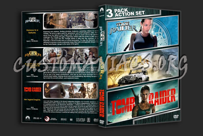 Tomb Raider Triple Feature dvd cover