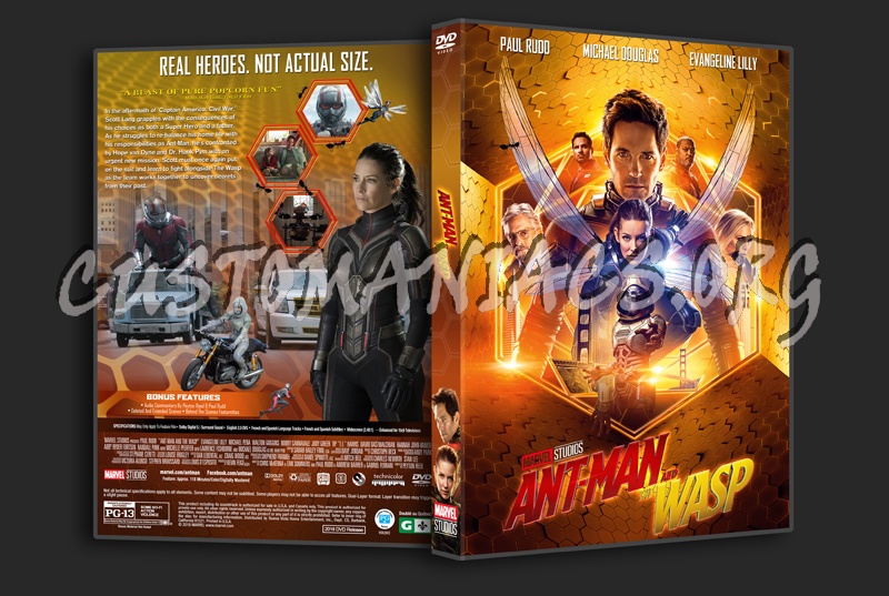 Ant-Man And The Wasp (2018) dvd cover