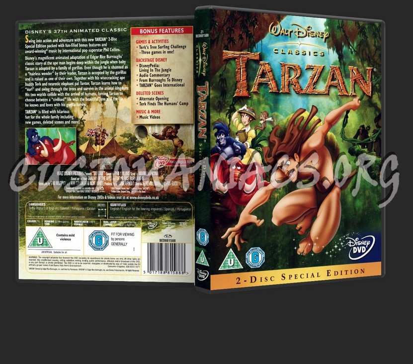 Tarzan: Disney, 2 Disc Special Edition dvd cover