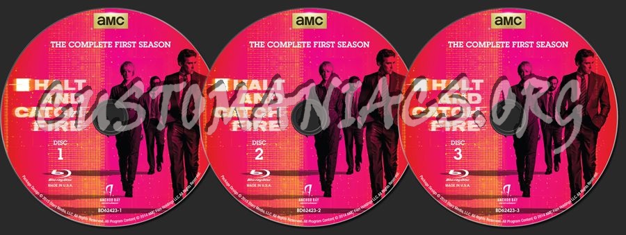 Halt and Catch Fire Season 1 blu-ray label