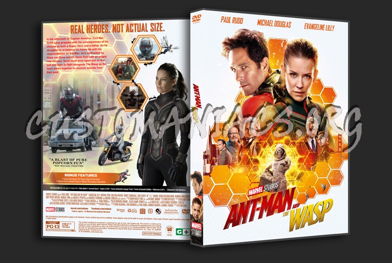 Ant-Man And The Wasp (2018) dvd cover