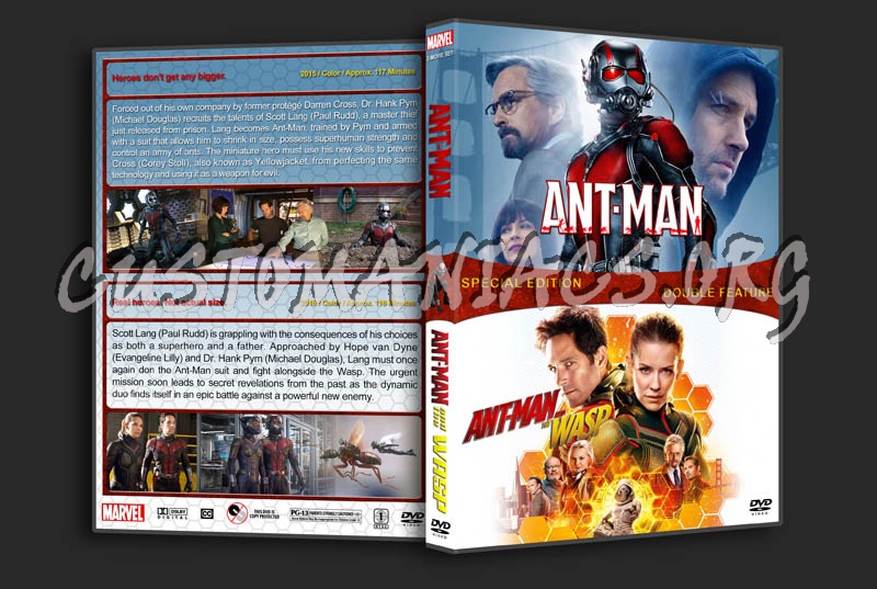 Ant-Man Double Feature dvd cover