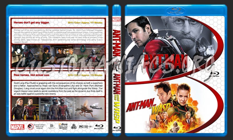 Ant-Man Double Feature blu-ray cover