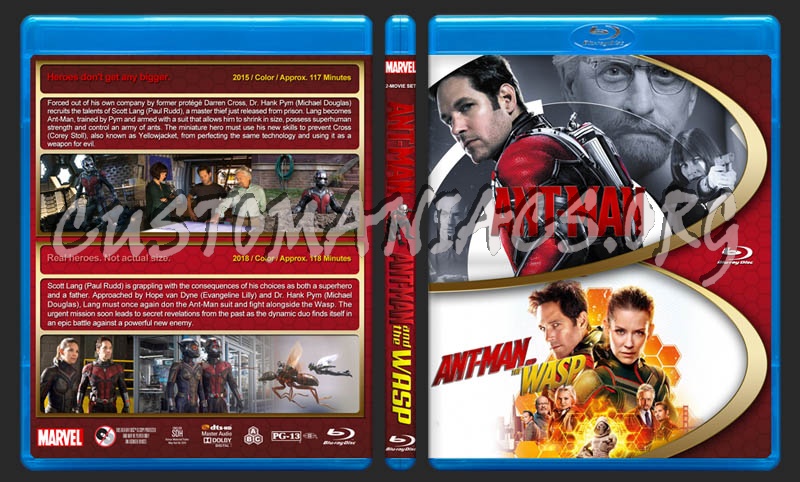 Ant-Man Double Feature blu-ray cover