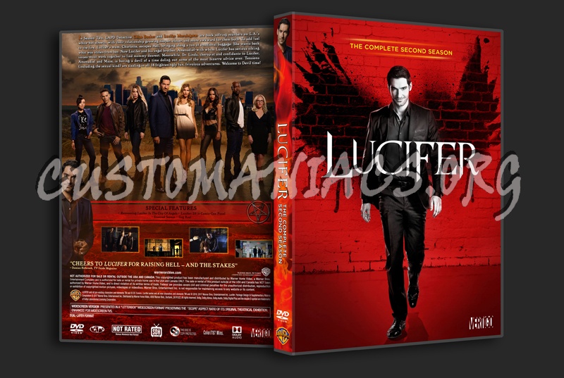Lucifer Season 2 dvd cover