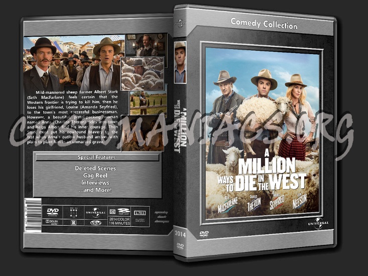 A Million Ways To Die In The West dvd cover