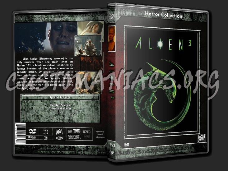 Alien 3 dvd cover