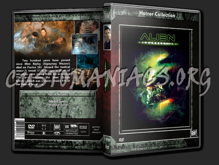 Alien Resurrection dvd cover