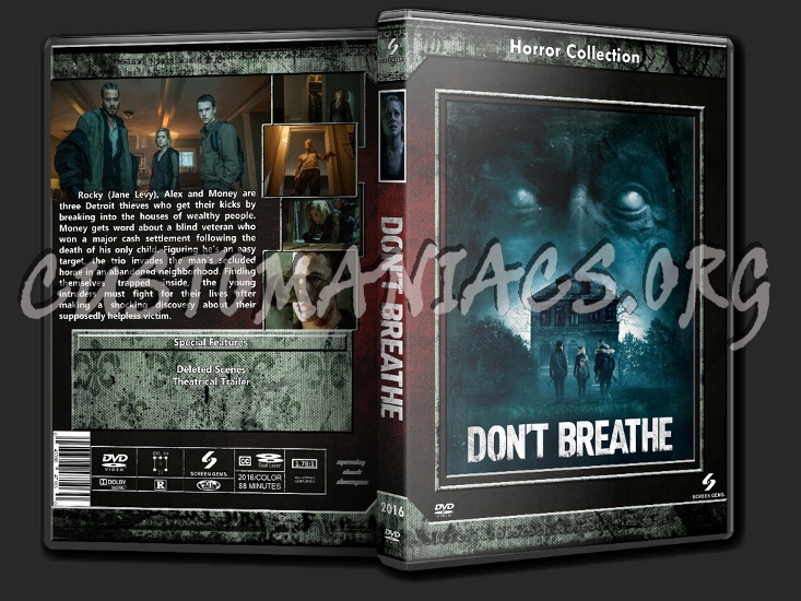 Don't Breathe 2016 dvd cover