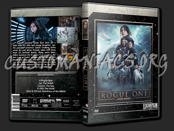Rogue One A Star Wars Story dvd cover