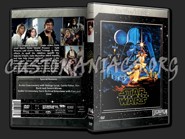 Star Wars A New Hope dvd cover