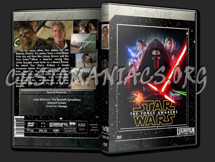 Star Wars The Force Awakens dvd cover