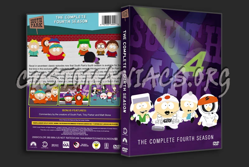 South Park - Season 4 dvd cover