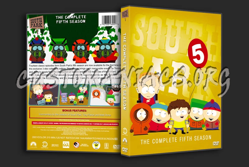 South Park - Season 5 dvd cover