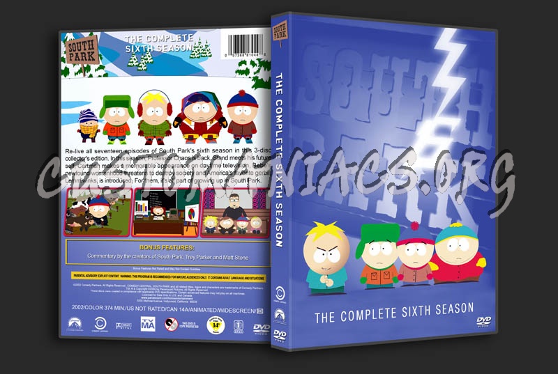 South Park - Season 6 dvd cover