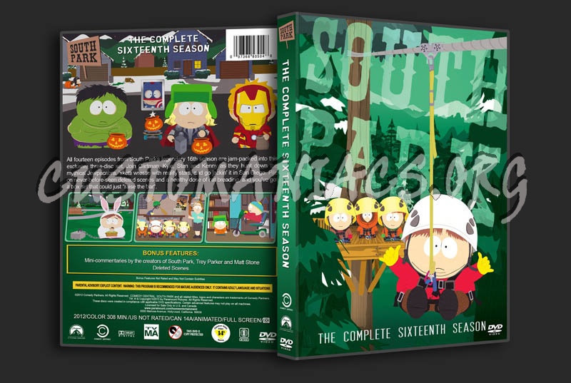 South Park - Season 16 dvd cover