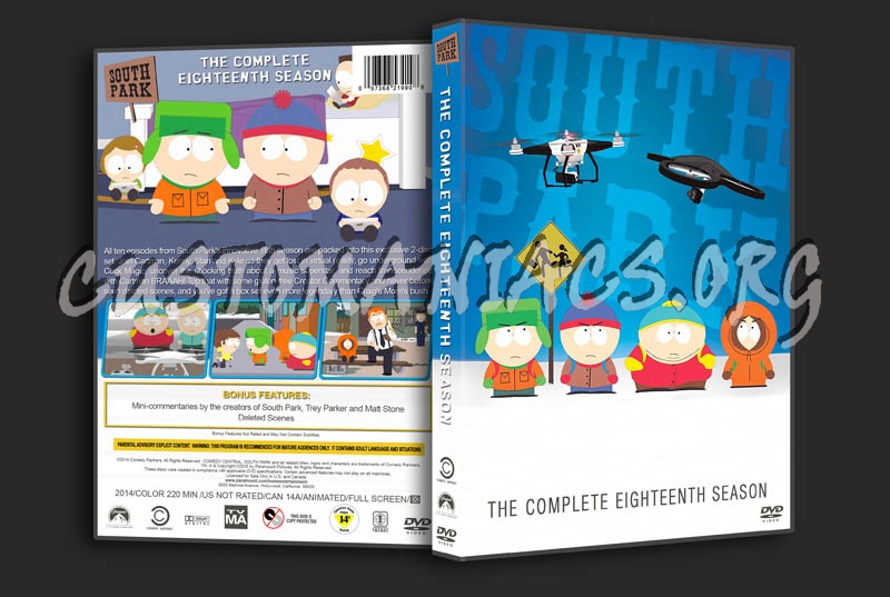 South Park - Season 18 dvd cover