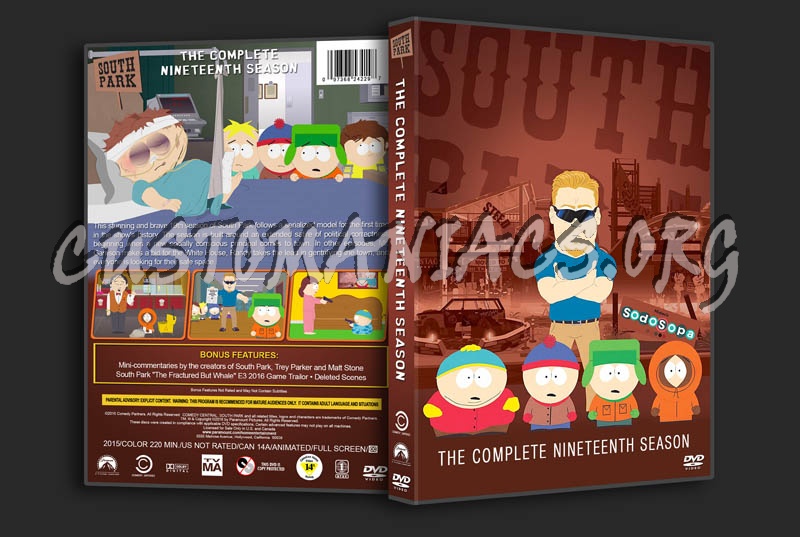 South Park - Season 19 dvd cover