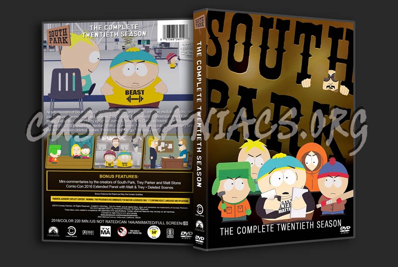 South Park - Season 20 dvd cover